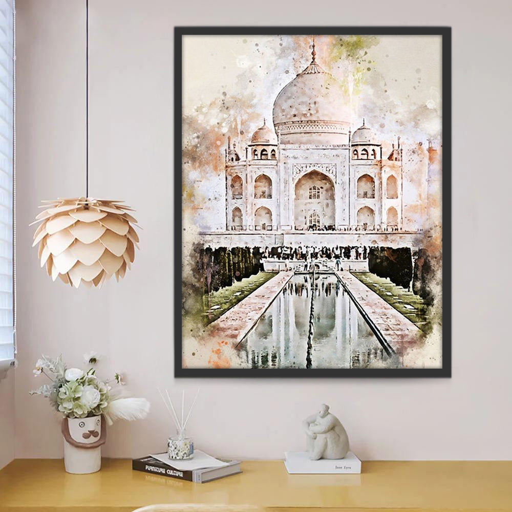 Taj Mahal en India Pintar por Números
