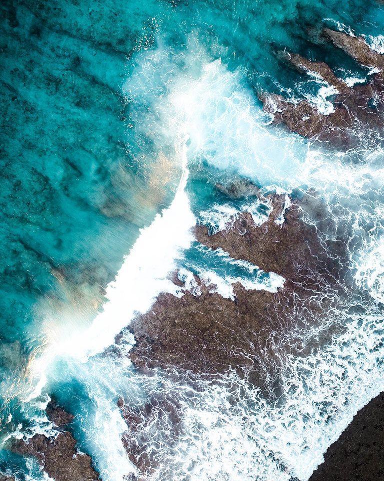 Textura de Olas Blancas en Playa Pintar por Números