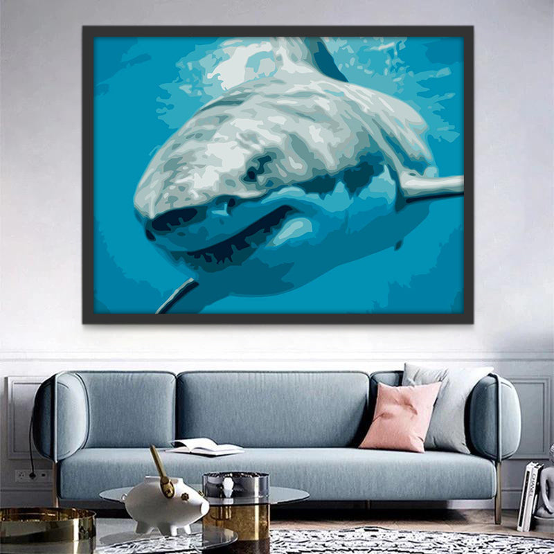 Tiburón en el Océano Pintar por Números