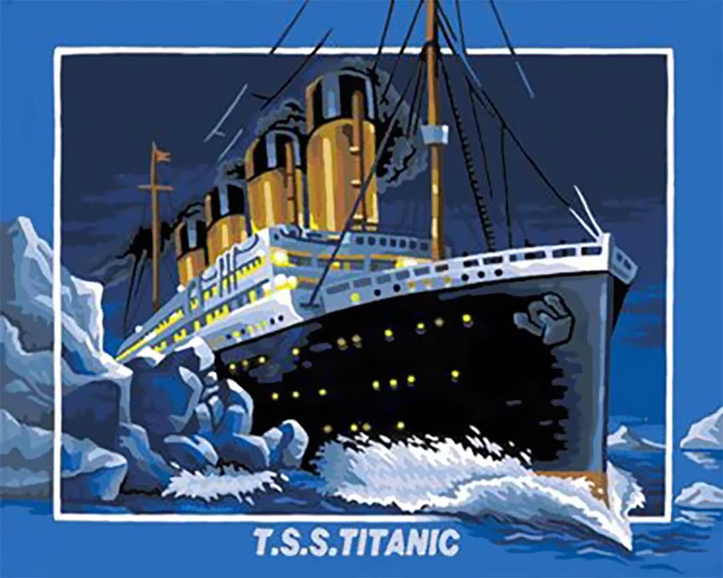 Titanic Navegando en la Noche Pintar por Números