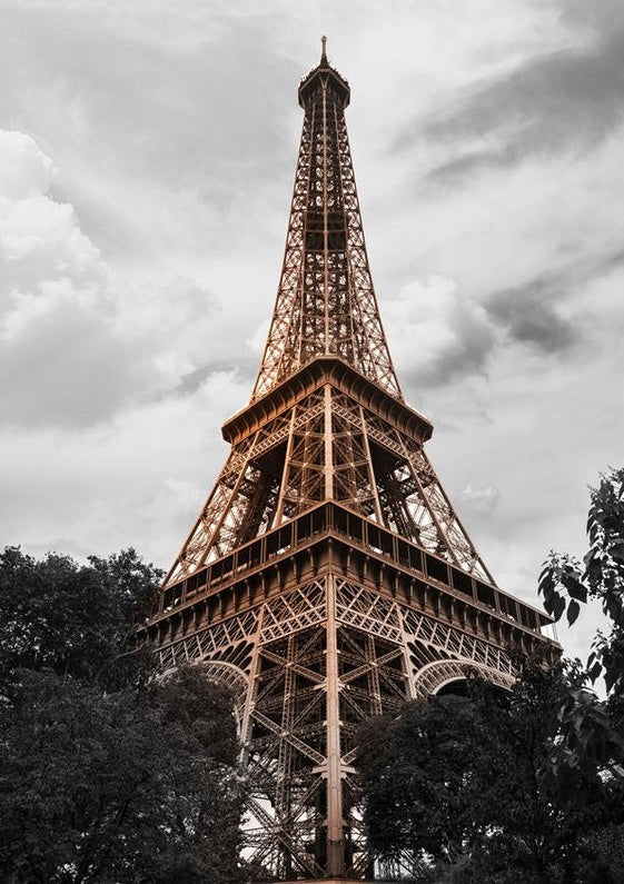 Torre Eiffel Vista desde Abajo Pintar por Números