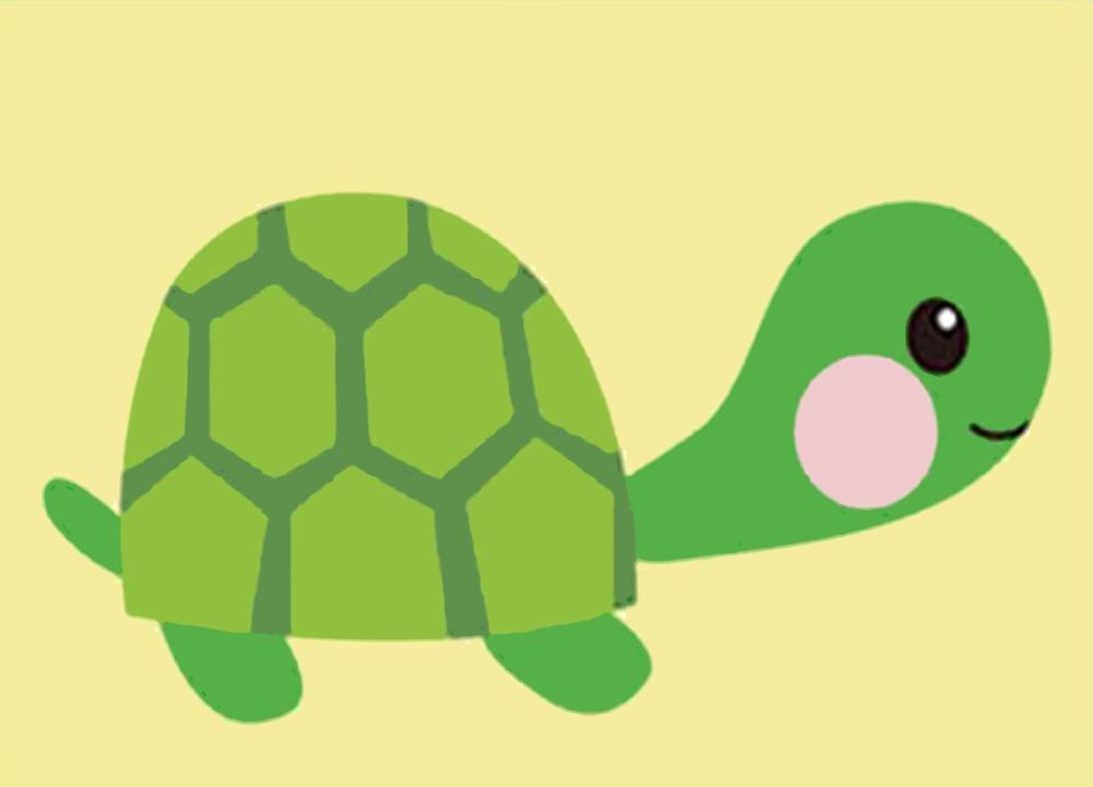 Tortuga Verde Linda Pintar por Números Niños