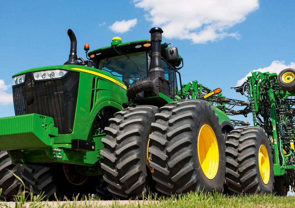 Tractor Verde en el Campo Pintar por Números