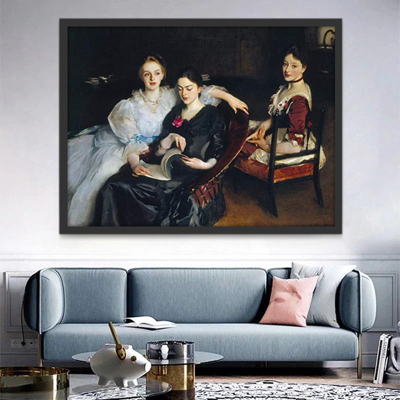 Tres Mujeres de Nobleza Pintar por Números