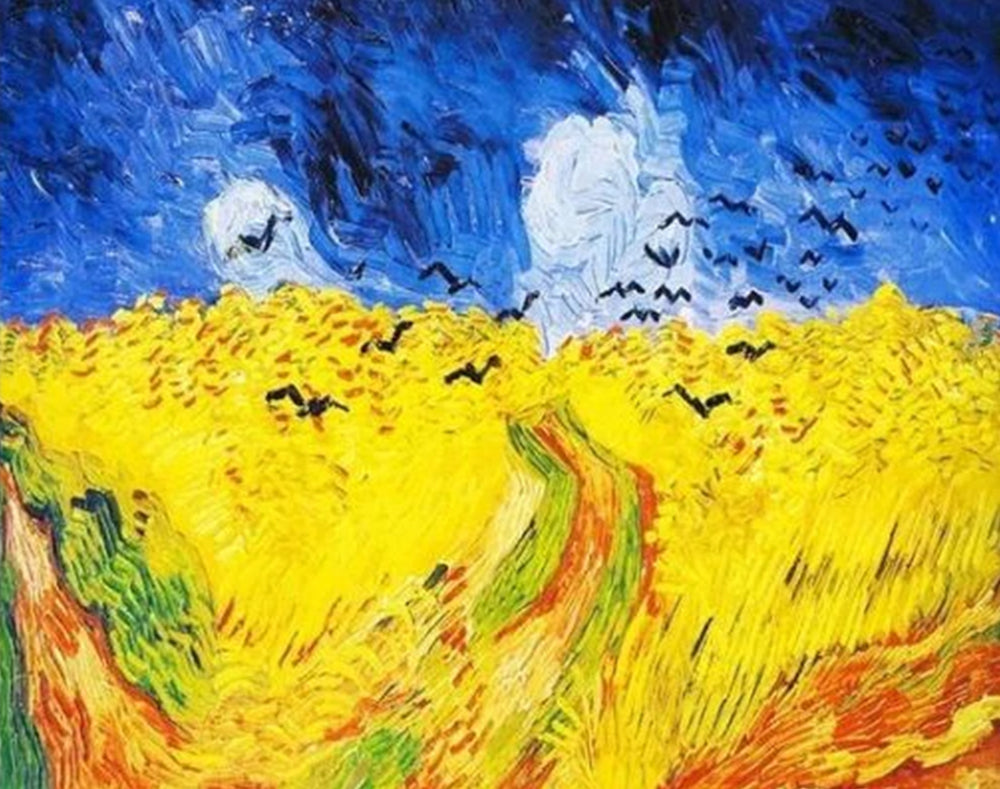 Trigal con Cuervos Vincent Van Gogh Pintar por Números