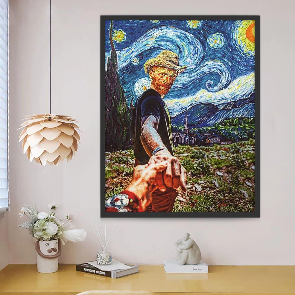 Van Gogh en la Noche Estrellada Pintar por Números
