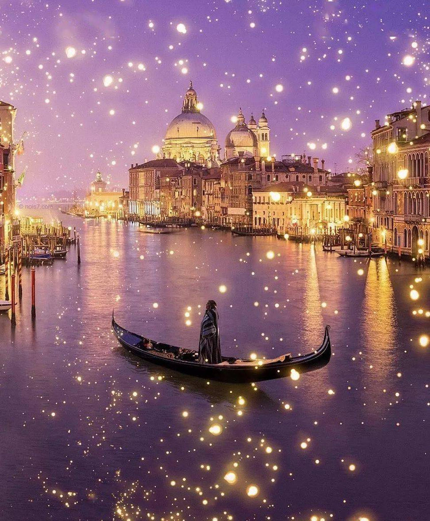Venecia en la Noche Pintar por Números