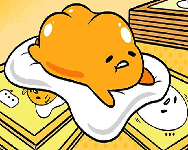 Vida Cotidiana de Gudetama Pintar por Números Niños